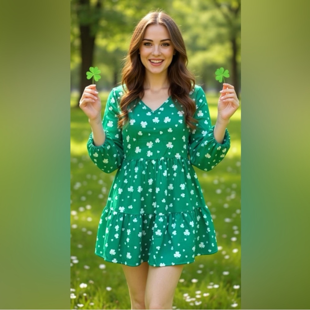 Roshop Shamrock Dress